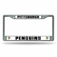 Pittsburgh Penguins Chrome License Plate Frame