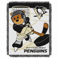 Pittsburgh Penguins Score Baby Blanket
