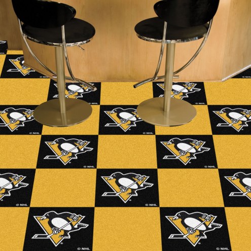 Pittsburgh Penguins Team Carpet Tiles