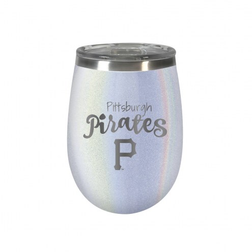 Pittsburgh Pirates 10 oz. Opal Blush Wine Tumbler