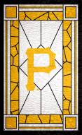 Pittsburgh Pirates 11" x 19" Stained Glass Sign