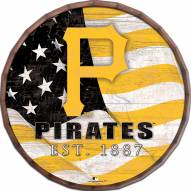 Pittsburgh Pirates 16" Flag Barrel Top
