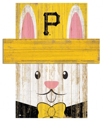 Pittsburgh Pirates 19&quot; x 16&quot; Easter Bunny Head