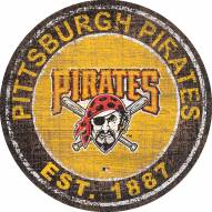 Pittsburgh Pirates 24" Heritage Logo Round Sign
