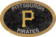 Pittsburgh Pirates 46" Team Color Oval Sign