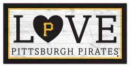 Pittsburgh Pirates 6" x 12" Love Sign