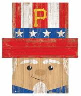Pittsburgh Pirates 6" x 5" Patriotic Head