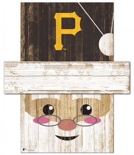 Pittsburgh Pirates 6&quot; x 5&quot; Santa Head