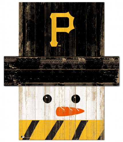 Pittsburgh Pirates 6&quot; x 5&quot; Snowman Head