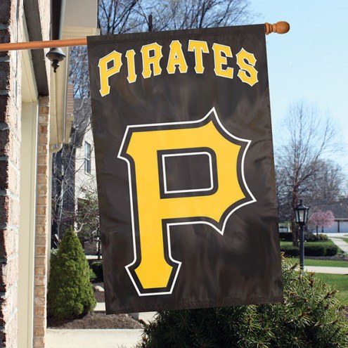 Pittsburgh Pirates Applique 2-Sided Banner Flag
