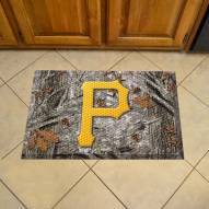 Pittsburgh Pirates Camo Scraper Door Mat