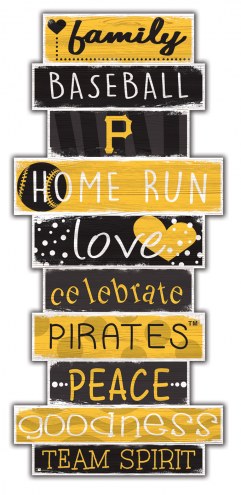 Pittsburgh Pirates Celebrations Stack Sign