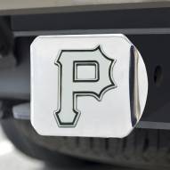 Pittsburgh Pirates Chrome Metal Hitch Cover