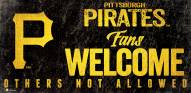 Pittsburgh Pirates Fans Welcome Sign
