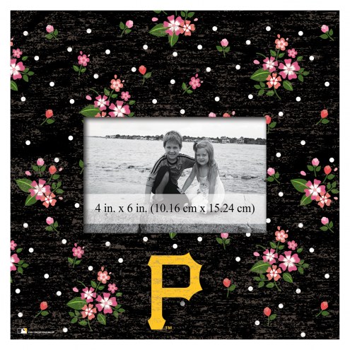 Pittsburgh Pirates Floral 10&quot; x 10&quot; Picture Frame