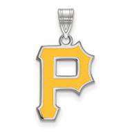 Pittsburgh Pirates Sterling Silver Large Pendant