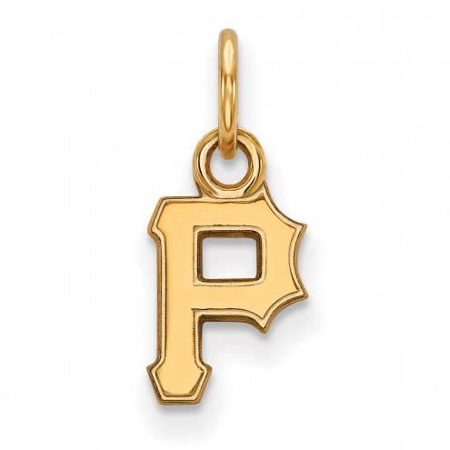 Pittsburgh Pirates MLB Sterling Silver Gold Plated Extra Small Pendant