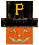 Pittsburgh Pirates Pumpkin Head Sign