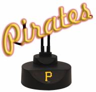 Pittsburgh Pirates Script Neon Desk Lamp