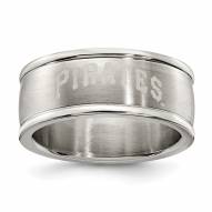 Pittsburgh Pirates Stainless Steel Logo Ring