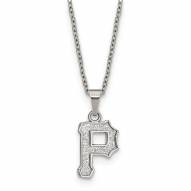Pittsburgh Pirates Stainless Steel Pendant Necklace