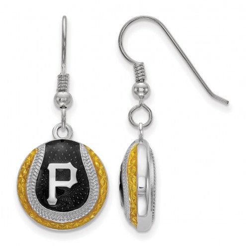 Pittsburgh Pirates Sterling Silver Earrings