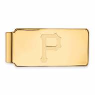 Pittsburgh Pirates Sterling Silver Gold Plated Money Clip