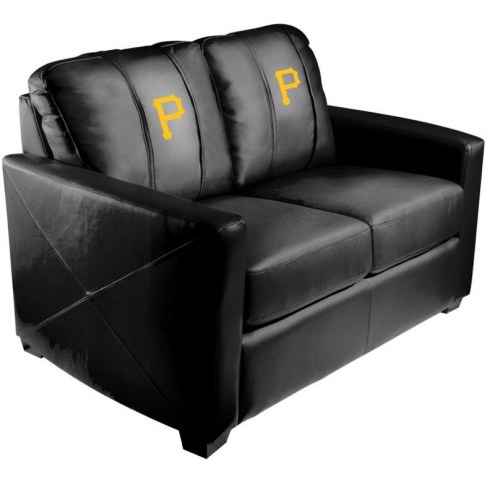 Pittsburgh Pirates XZipit Silver Loveseat with Secondary Logo