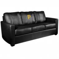 Pittsburgh Pirates XZipit Silver Sofa with Secondary Logo