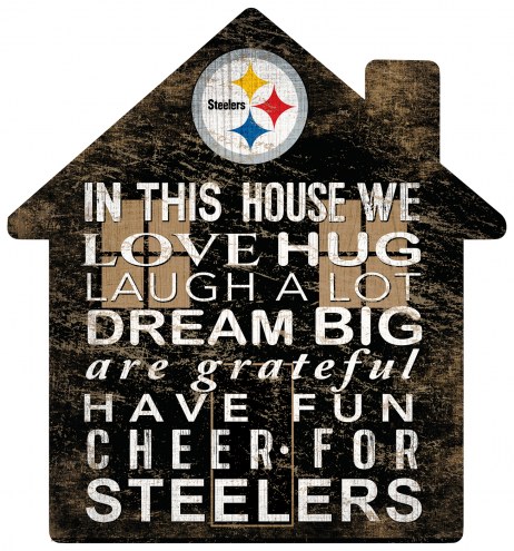 Pittsburgh Steelers 12&quot; House Sign