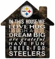 Pittsburgh Steelers 12" House Sign