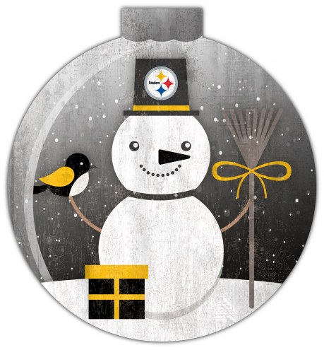 Pittsburgh Steelers 12&quot; Snow Globe Wall Art