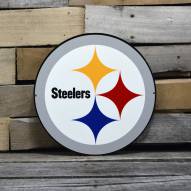Pittsburgh Steelers 12" Steel Logo Sign