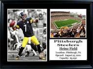 Pittsburgh Steelers 12" x 18" Ben Roethlisberger Photo Stat Frame