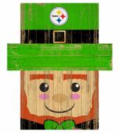 Pittsburgh Steelers 19" x 16" Leprechaun Head
