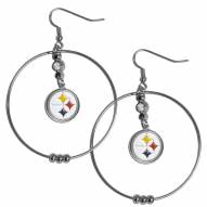 Pittsburgh Steelers 2" Hoop Earrings