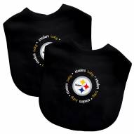 Pittsburgh Steelers 2-Pack Baby Bibs