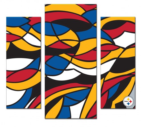 Pittsburgh Steelers 3 Piece Wall Art