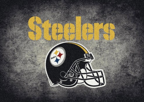 Pittsburgh Steelers 4' x 6' NFL Distressed Area Rug