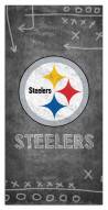 Pittsburgh Steelers 6" x 12" Chalk Playbook Sign