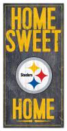 Pittsburgh Steelers 6" x 12" Home Sweet Home Sign