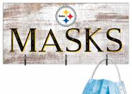 Pittsburgh Steelers 6" x 12" Mask Holder