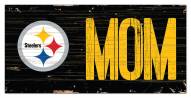 Pittsburgh Steelers 6" x 12" Mom Sign