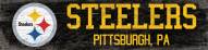 Pittsburgh Steelers 6" x 24" Team Name Sign