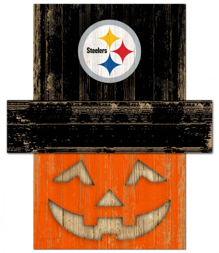 Pittsburgh Steelers 6&quot; x 5&quot; Pumpkin Head