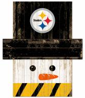 Pittsburgh Steelers 6" x 5" Snowman Head