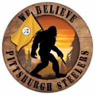 Pittsburgh Steelers Bigfoot 12" Circle Sign