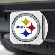 Pittsburgh Steelers Chrome Color Hitch Cover