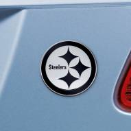 Pittsburgh Steelers Chrome Metal Car Emblem