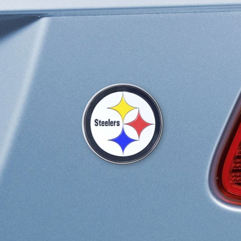 Pittsburgh Steelers Color Car Emblem